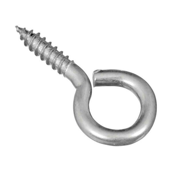 National Mfg Sales No. 8 1.62 in. Zinc-Plated Steel Screw Eye, 6PK 5700810